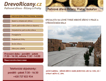 Tablet Screenshot of drevoricany.cz